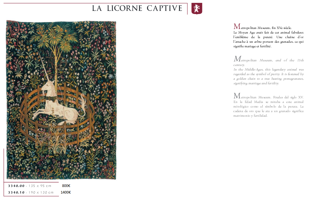 licorne captive