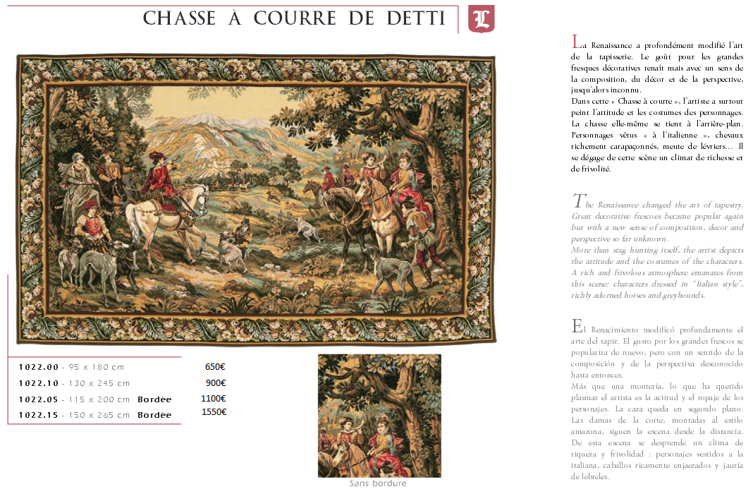 chasse detti