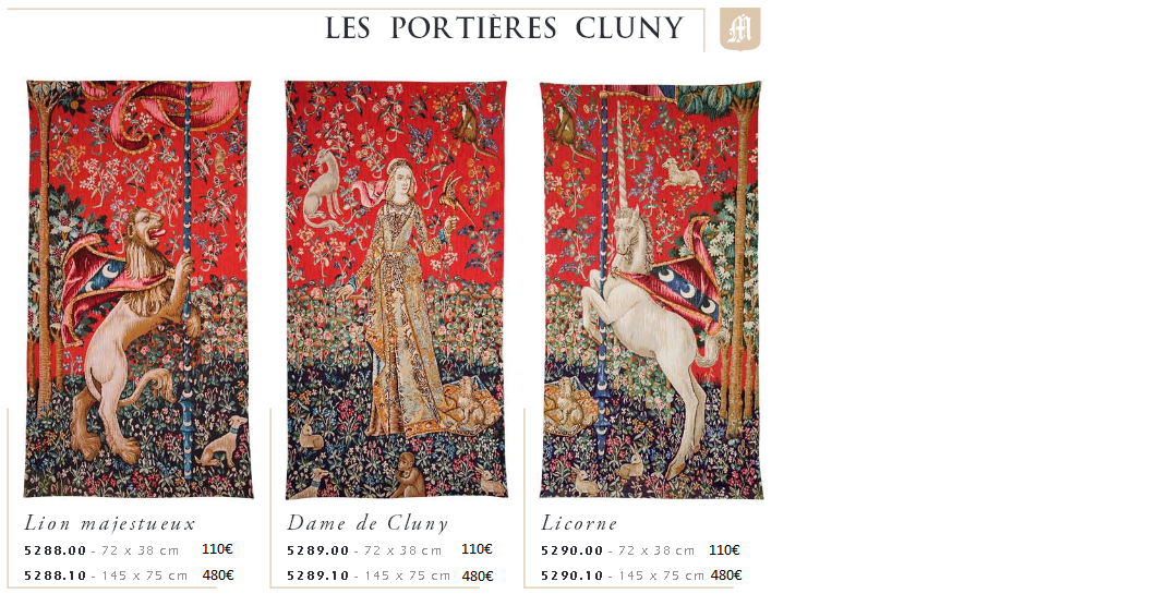 Portières cluny